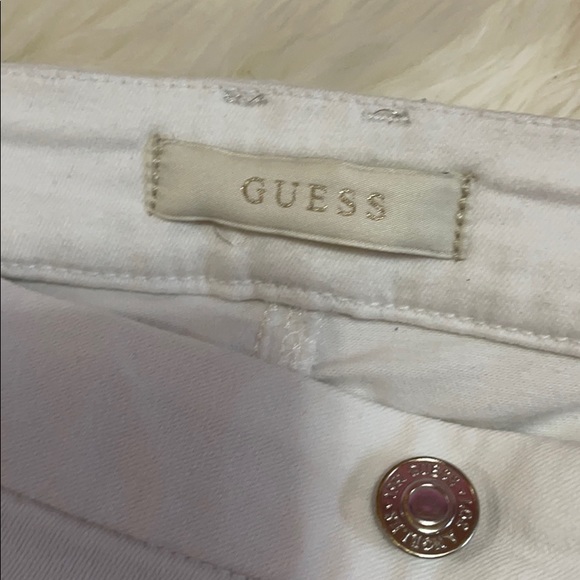 GUESS women’s shape up seamless white jeans size 4 - Picture 11 of 12